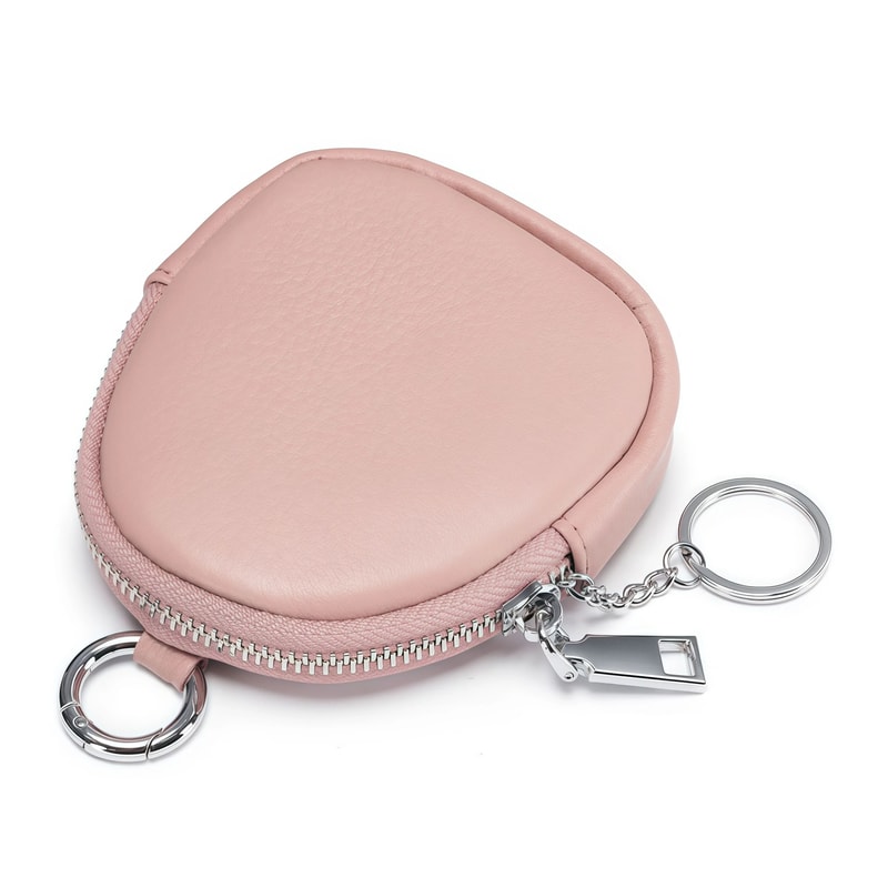 Leather RFID Keychain Wallet Pouch 9