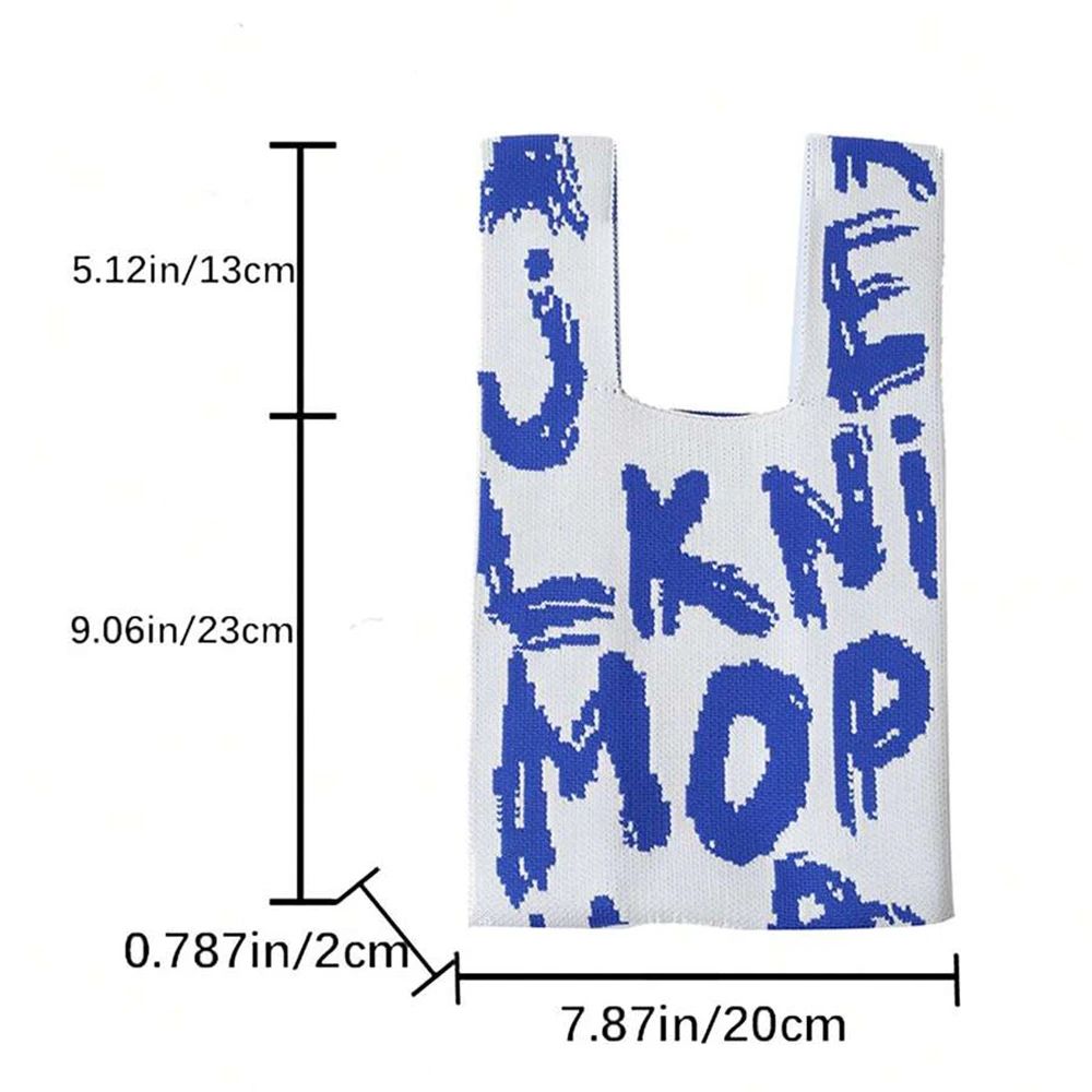 Knitted Yarn Bucket Handbag 1