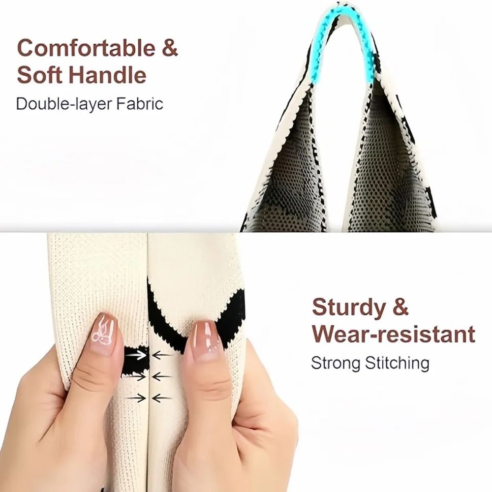 Knitted Yarn Bucket Handbag 2