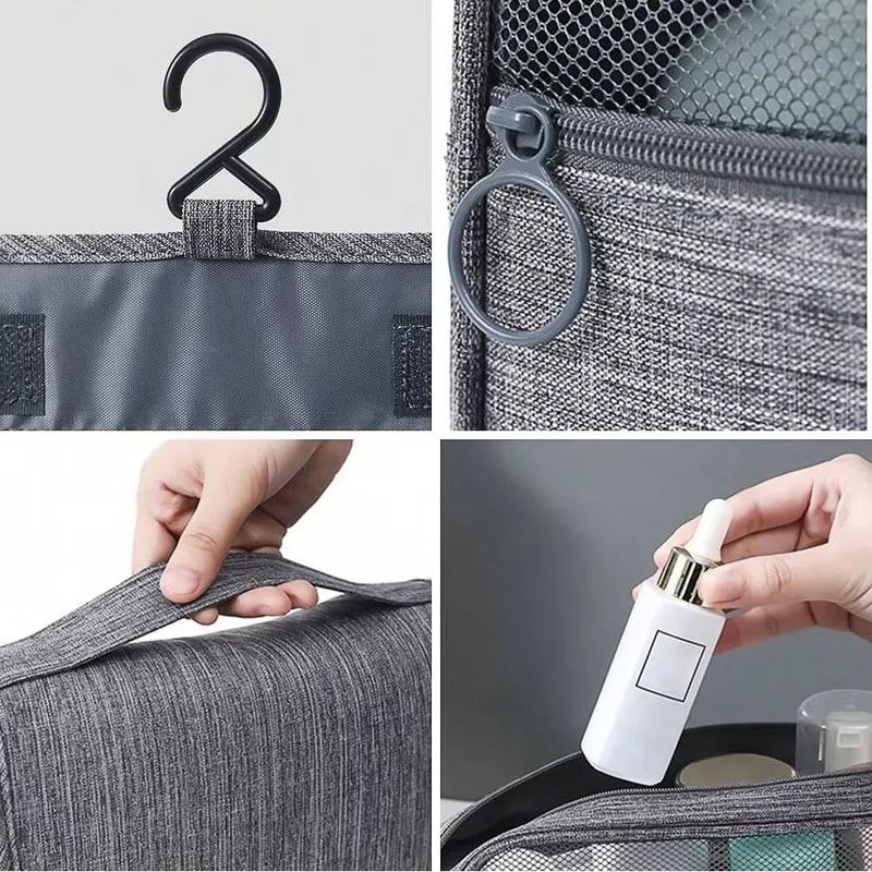 Foldable Hanging Toiletry Organizer Bag 5