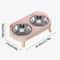 Stainless Steel Double Pet Feeding Bowl 1