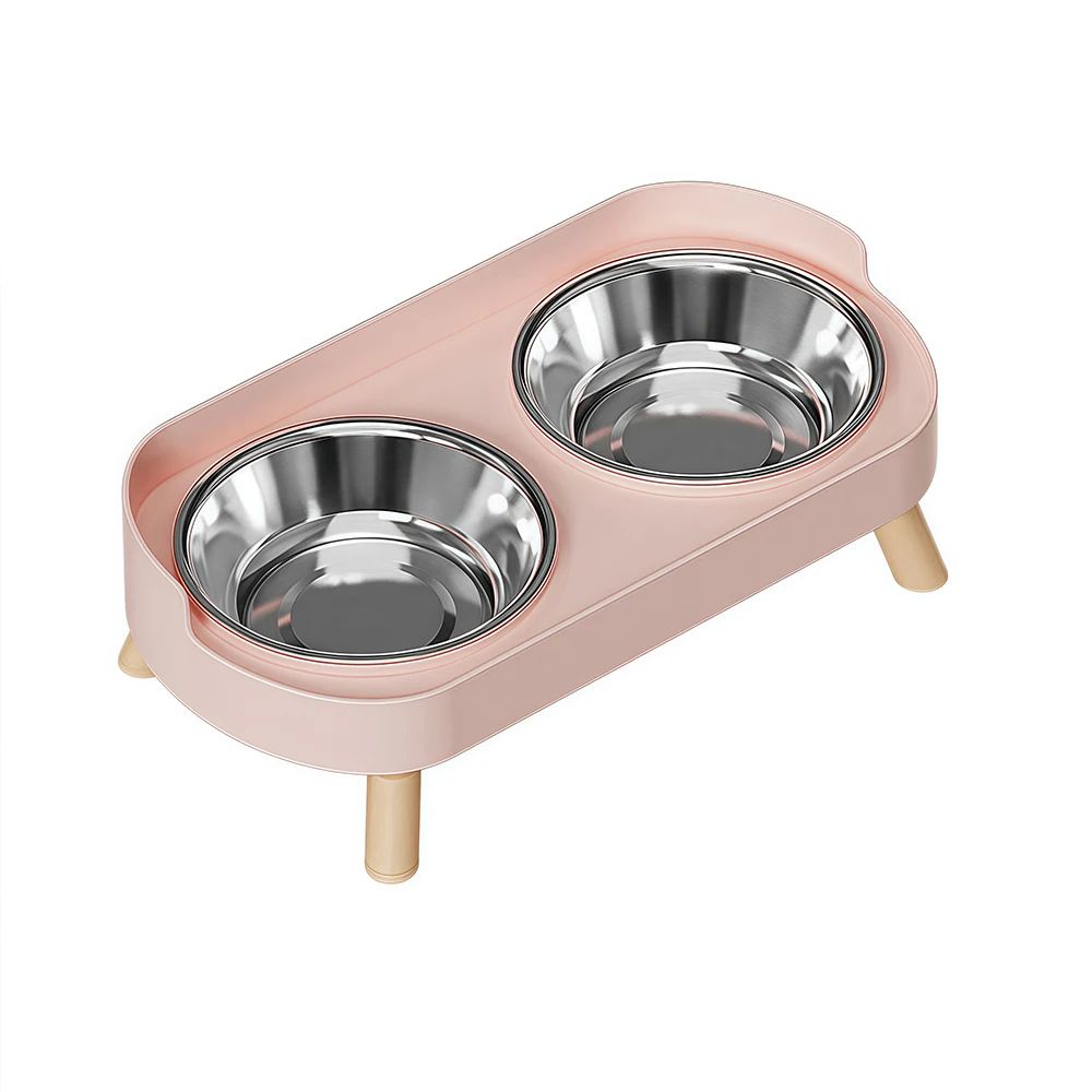 Stainless Steel Double Pet Feeding Bowl 7