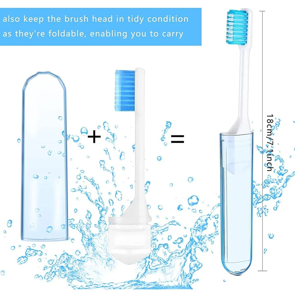 Foldable Travel Toothbrush With Case 1