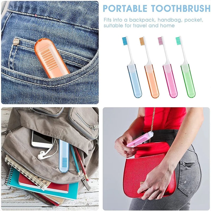 Foldable Travel Toothbrush With Case 3