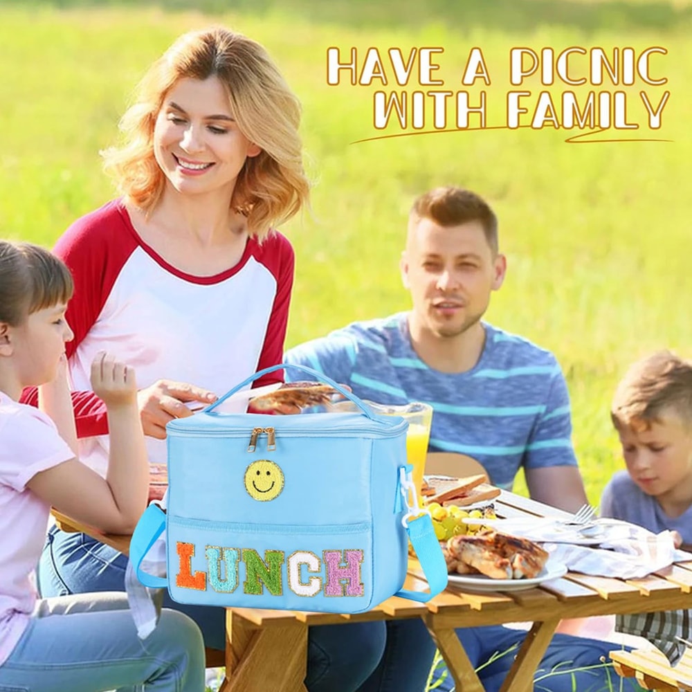 Embroidered Picnic Crossbody Travel Bag 6