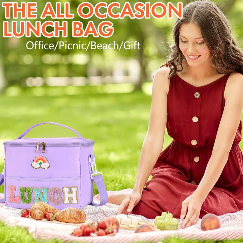 Embroidered Picnic Crossbody Travel Bag 7