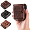 Leather Folding Phone Waist Pouch 0