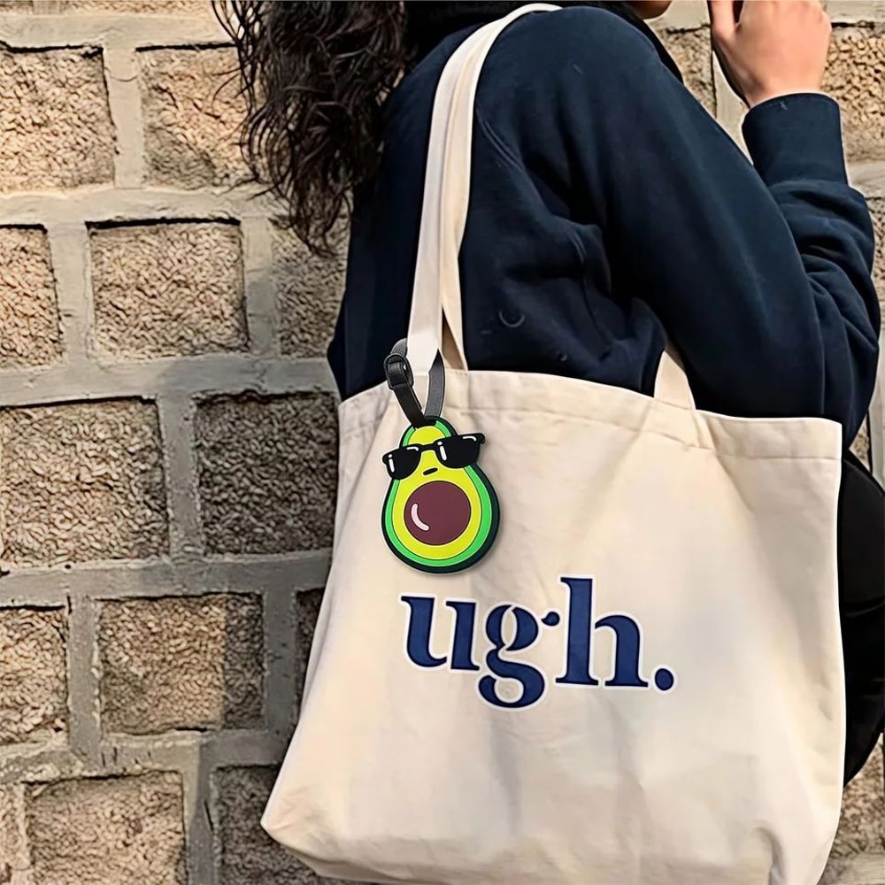 Avocado Silicone Luggage Tag 3