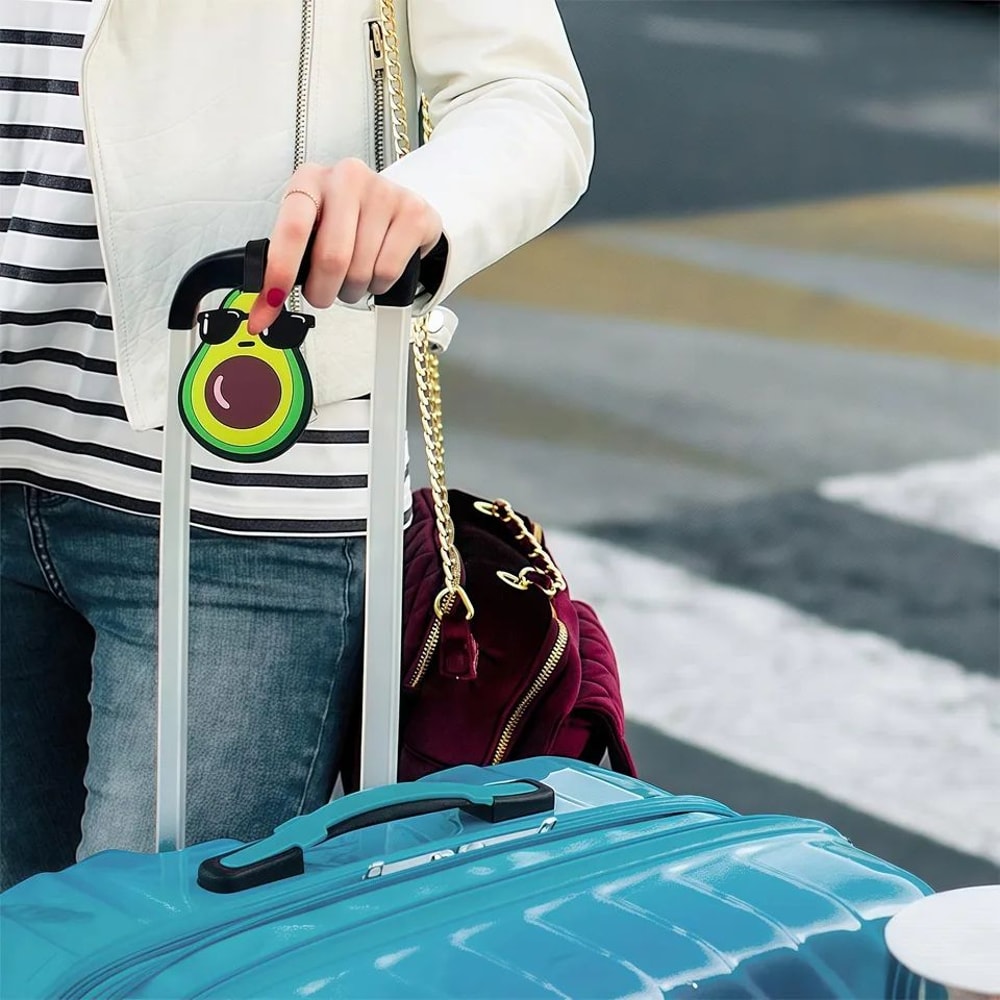 Avocado Silicone Luggage Tag 5