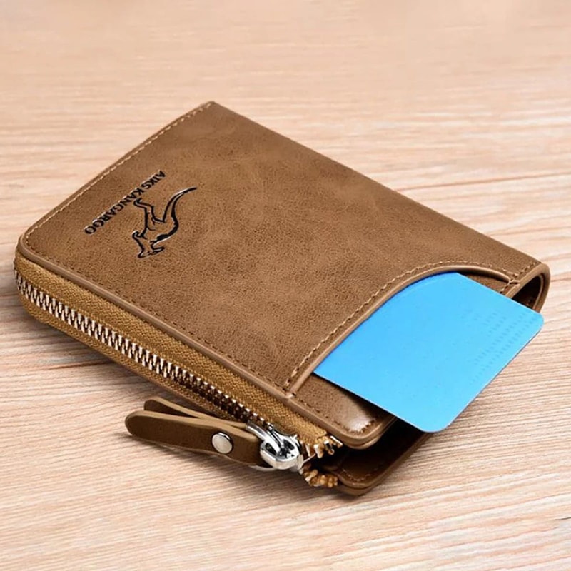 Leather RFID Business Card Wallet 6