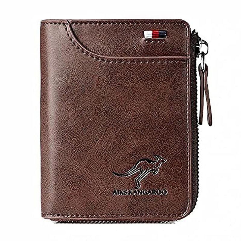 Leather RFID Business Card Wallet 10