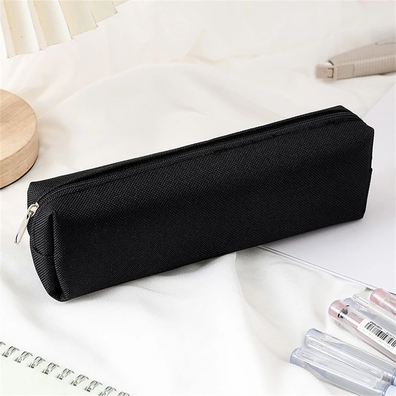Simple Solid Color Pencil Case 11