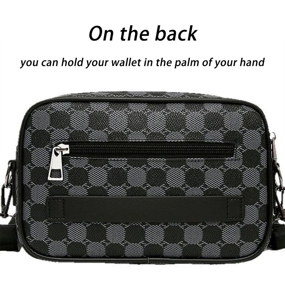 PU Leather Mens Waist Crossbody Bag 1