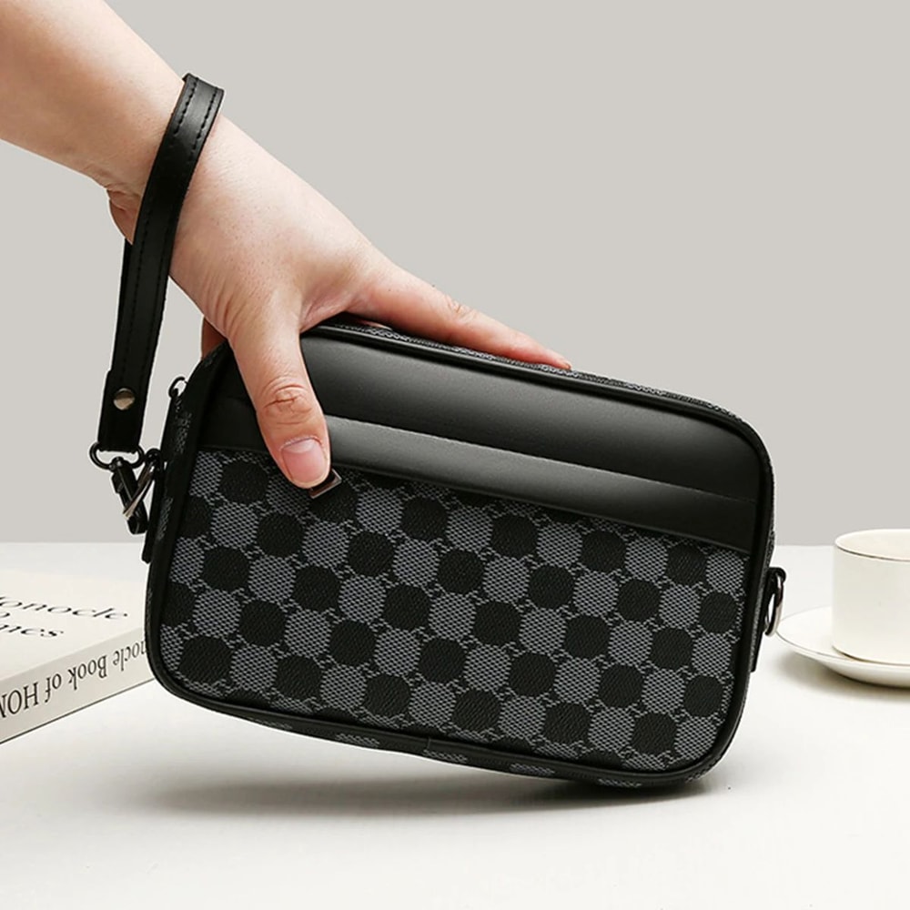 PU Leather Mens Waist Crossbody Bag 5