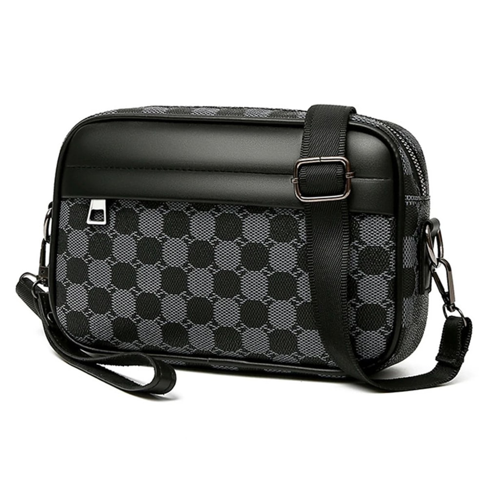PU Leather Mens Waist Crossbody Bag 7
