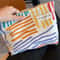 Striped Corduroy Cosmetic Travel Bag 2