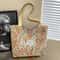 Floral Canvas Shoulder Tote Bag 11