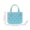 Lightweight Beach Grid Tote Bag 3