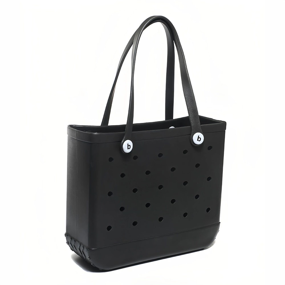 Lightweight Beach Grid Tote Bag 10