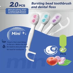 mini disposable bubble bead toothbrush