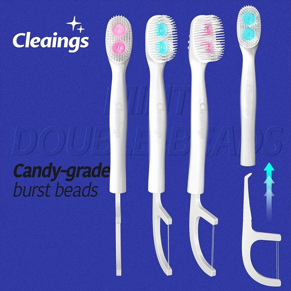 Mini Disposable Bubble Bead Toothbrush 5