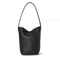 Womens Leather Bucket Tote Bag 8