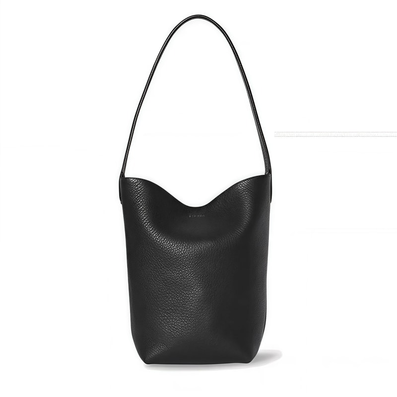 Womens Leather Bucket Tote Bag 8