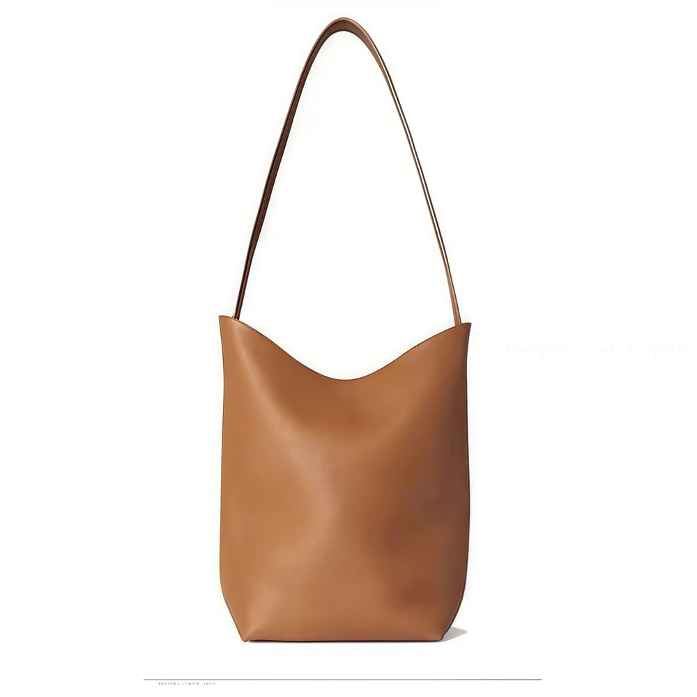 Womens Leather Bucket Tote Bag 10