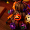 Halloween Pumpkin Bat LED Light String 3