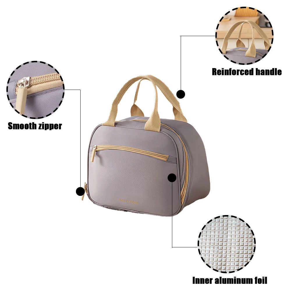 Insulated Lunch Box Tote Bag 2