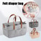 Large Capacity Felt Diaper Tote Bag 0