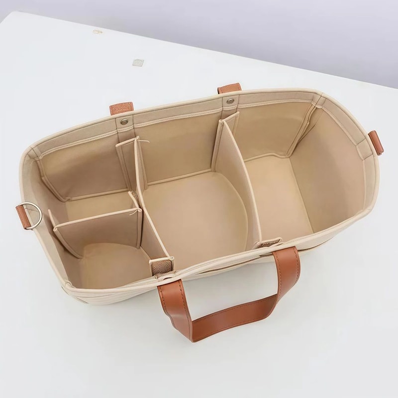 Large Capacity Felt Diaper Tote Bag 4