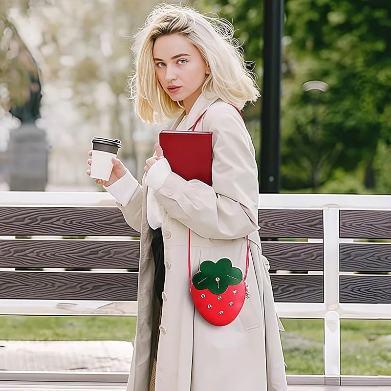Strawberry Mini Crossbody Bag 6