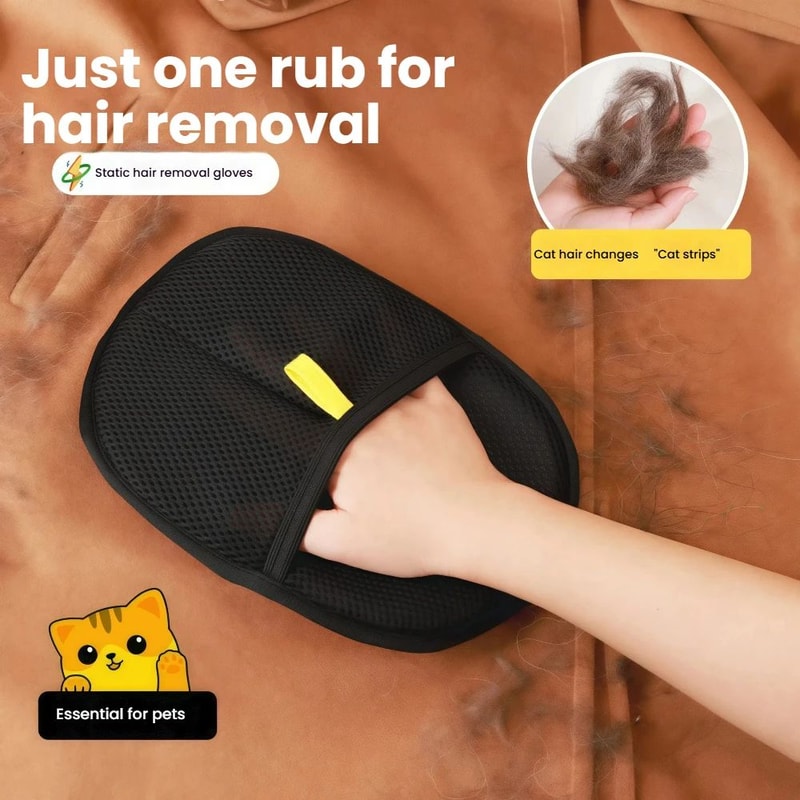 Reusable Pet Hair Removal Glove Brush 6