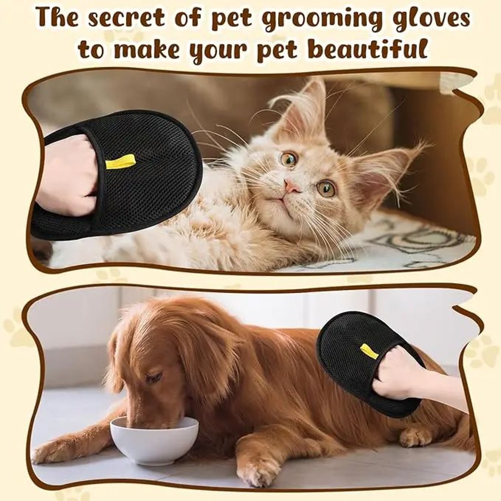 Reusable Pet Hair Removal Glove Brush 8