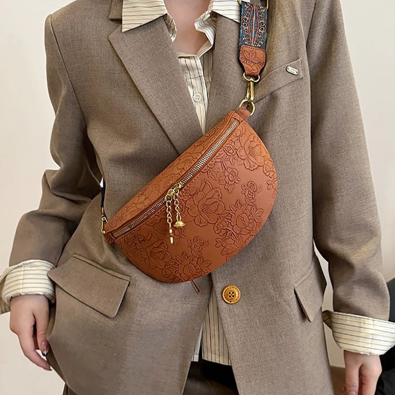 Large Capacity Women Chest Crossbody Bag 7