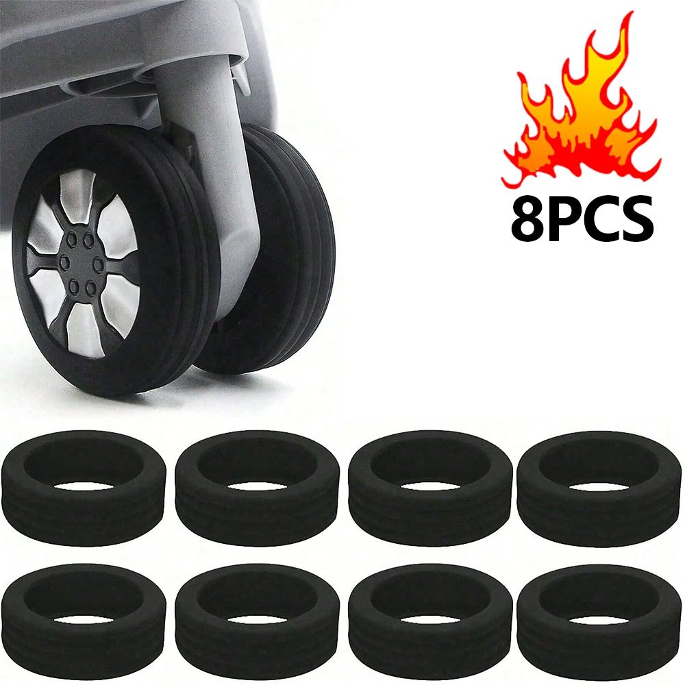 Silicone Luggage Wheel Protector Set 6