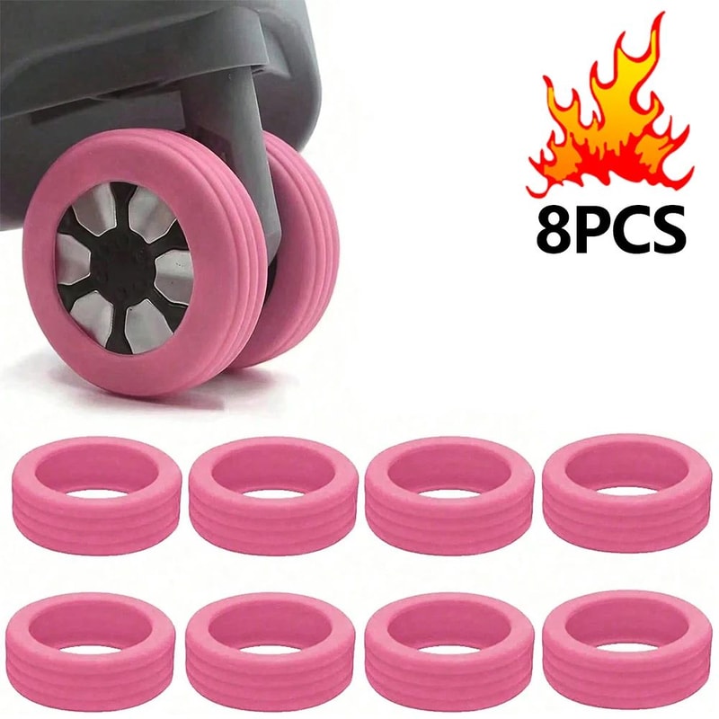 Silicone Luggage Wheel Protector Set 7
