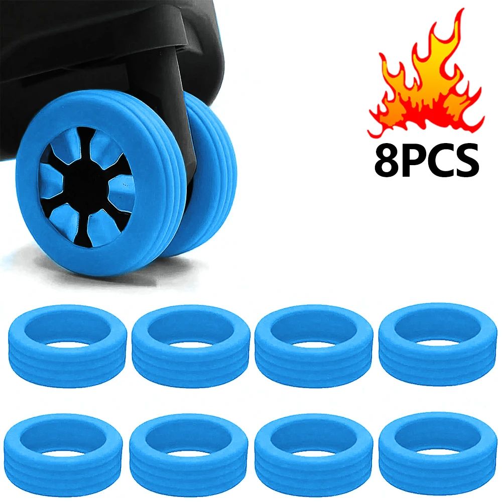 Silicone Luggage Wheel Protector Set 10