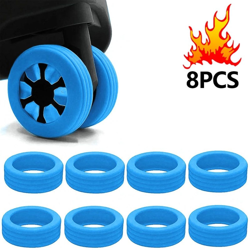 Silicone Luggage Wheel Protector Set 10