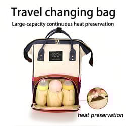 large capacity travel mommy diaper bag