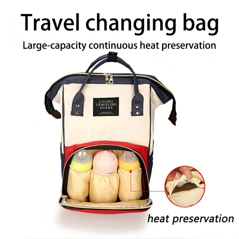 Large Capacity Travel Mommy Diaper Bag 0