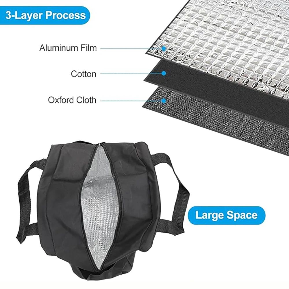 Large Capacity Insulated Lunch Bag Unisex 4