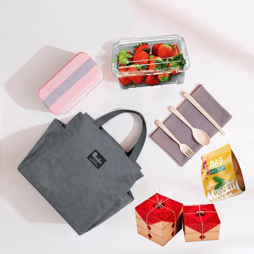 Large Capacity Insulated Lunch Bag Unisex 7