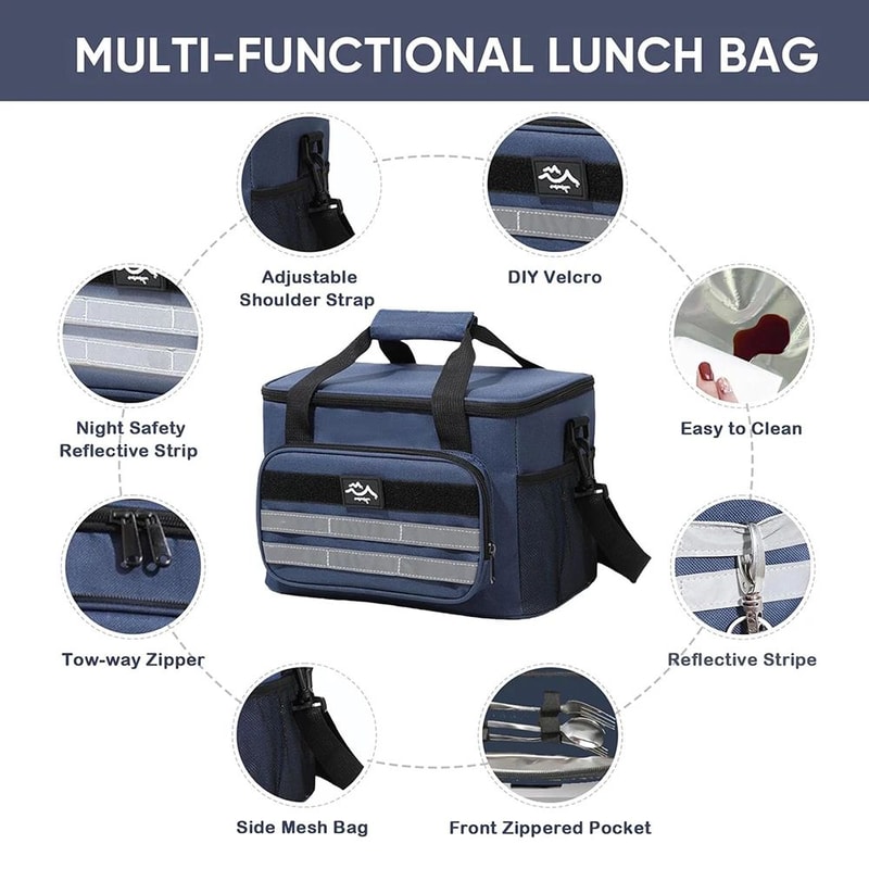 Large Capacity Insulated Picnic Cooler Bag 1