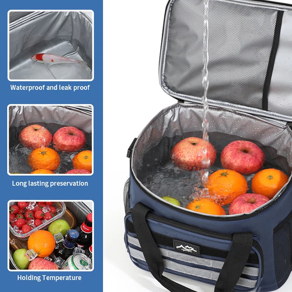 Large Capacity Insulated Picnic Cooler Bag 5