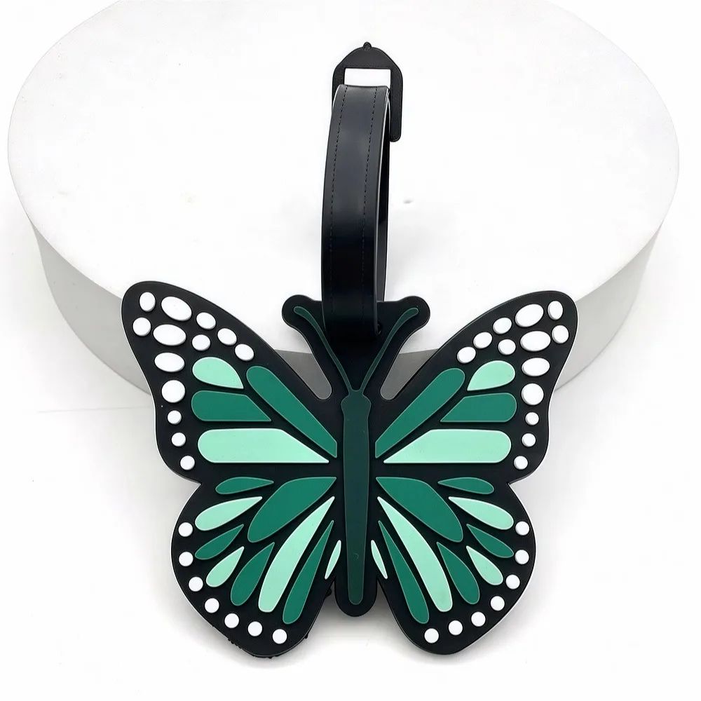 Butterfly Luggage Tag With Strap 8