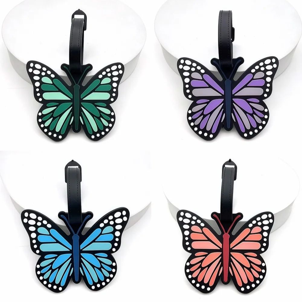 Butterfly Luggage Tag With Strap 7