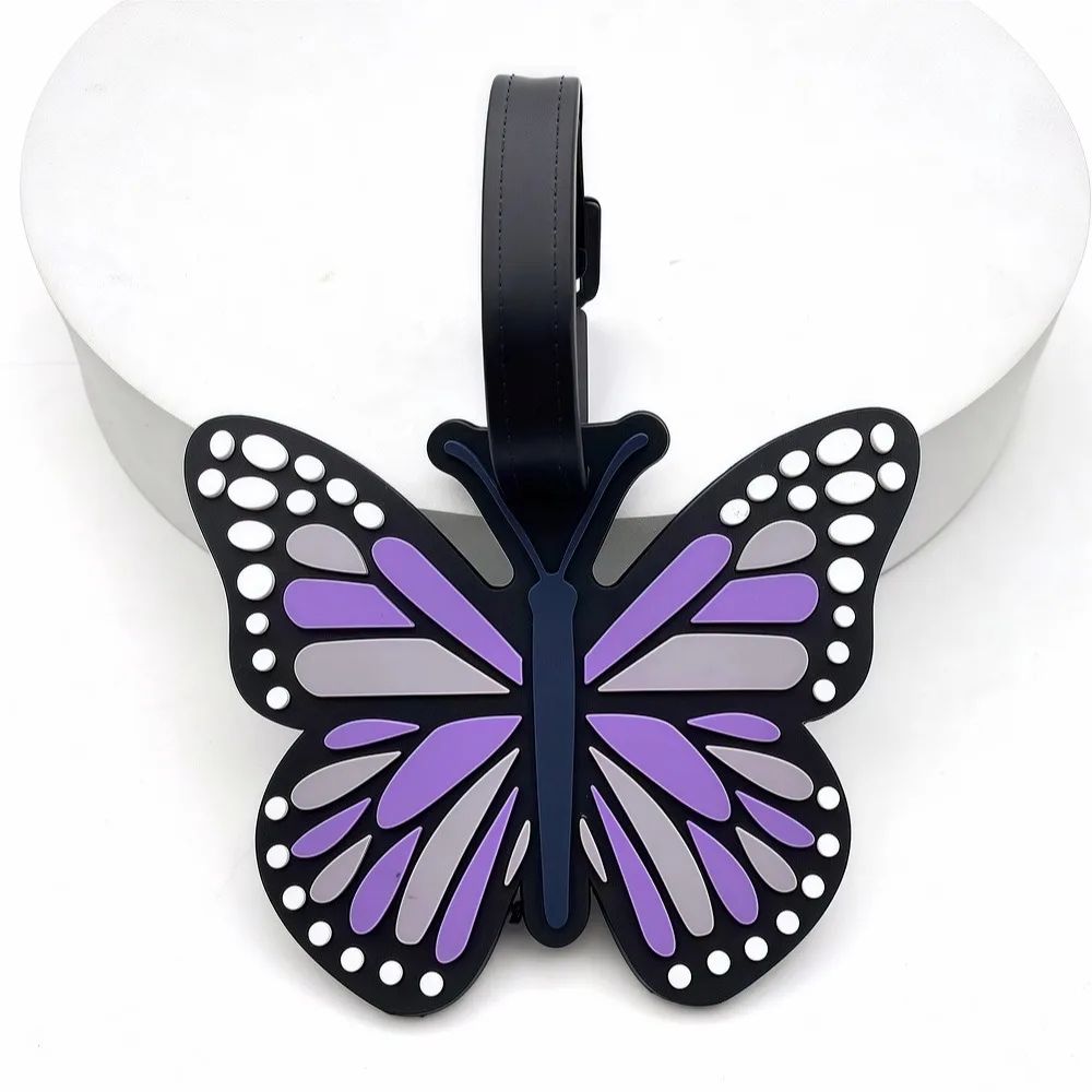 Butterfly Luggage Tag With Strap 10