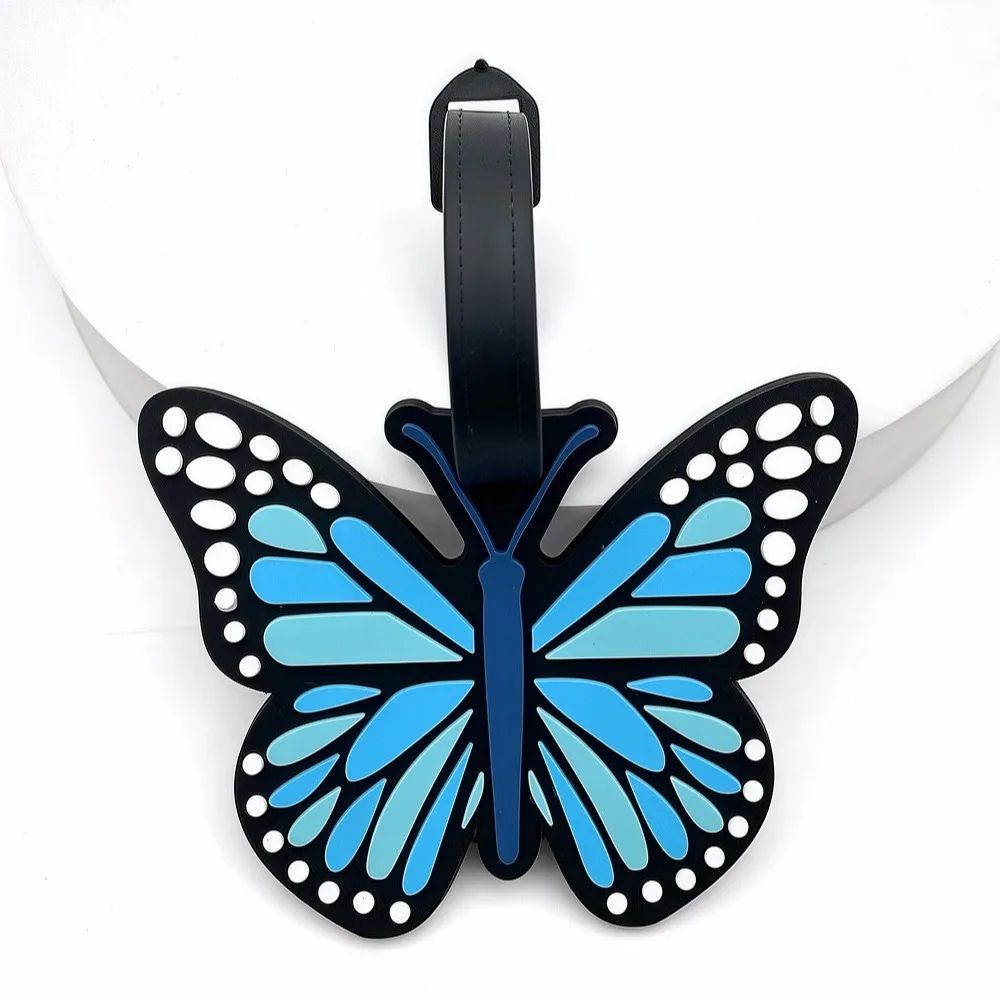 Butterfly Luggage Tag With Strap 11